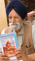 Dr Bhagwan Singh Sandhu on the occasion of his book's release.
