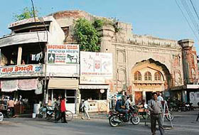The 231-year-old heritage building adjoining the Ram Bagh Gate in Amritsar.