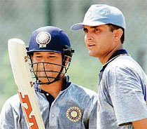 Sachin Tendulkar and Sourav Ganguly