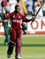 The Super Eight match against England on Saturday will be Lara�s swansong appearance.