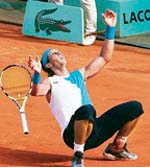 Rafael Nadal is the first man since 