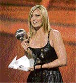 Maria Sharapova accepts the award for best international female athlete during the�15th annual ESPY Awards