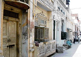 The Bara Makan lane in the Islamabad locality of Amritsar where Shaheed Bhagat Singh, Sukhdev and Netaji Subhas Chandra Bose took shelter.