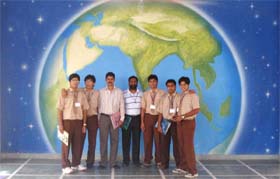 Students of DAV Public School who met Sunita Williams