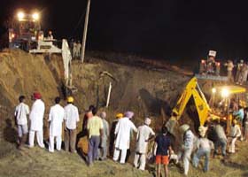 Rescue operation in full swing at village Dyal Pura