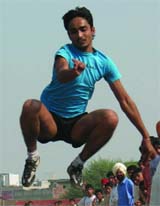 A event in progress at the Inter-School Zonal Games.