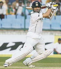 Sachin Tendulkar has become the second highest run scorer in Test cricket. 