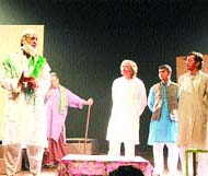 Pakistani dancer Sheema Kermani�s play �Jinney Lahore Nahin Vekhya� being staged in Amritsar.