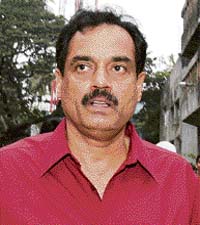 Chief selector Dilip Vengsarkar walks outside the BCCI headquarters in Mumbai