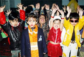 Students of Lord Rama Public School walk the ramp in Bathinda