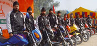 Armymen all set to embark on a 14-day biking expedition in Bathinda on Friday.
