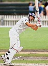 Yuvraj Singh plays a shot on the second day of the warm-up match against Victoria in Melbourne on Friday.