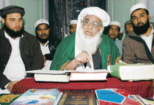 Habib-ur-Rehman Saani, Shahi Imam of Jama Masjid, Ludhiana, in the city on Wednesday.