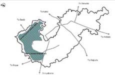 A map shows Jurong's development plan for the Greater Mohali area.