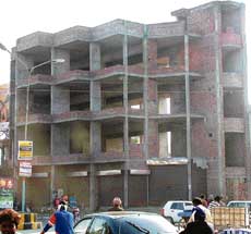 The controversial building in Amritsar.