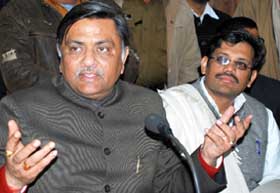 Local bodies minister Manoranjan Kalia addressing the media in Bathinda on Sunday. 