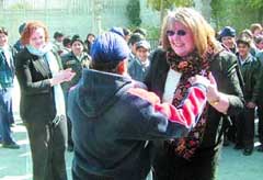 Members of a UK delegation have a ball in Amritsar.