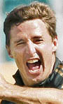Brad Hogg, Australia�s spinner, who announced his retirement from international arena on Wednesday.