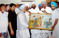 A delegation of Rai Sikh leaders from Ferozepur met Prime Minister Manmohan Singh in New Delhi