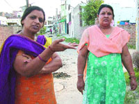 Bharat Nagar colony residents tell their tale of woes.