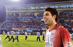 Though Kings XI Punjab juggernaut has been rolling on and a semifinal berth is in pocket, a big knock has eluded skipper Yuvraj Singh for quite some time