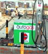 Work in full swing at the first autogas station of the Malwa belt on the Bathinda-Chandigarh national highway near Bathinda. 
