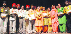 Punjab teachers who were honoured on Teacher�s Day by the government in Mohali on Friday.