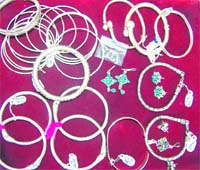 Variety of silver jewellery in Dehradun