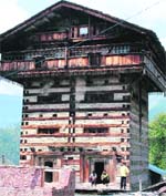 A Koti Benal architecture of Uttrakashi district in Uttarakhand. 