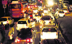 The growing traffic menace on Dehradun roads.