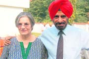 Kiran Sehgal with Col Amarpal Singh