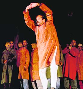 Scenes from the plays " Kendra Se Chhudana Hai", �Nath� and �Amba Badol� that were staged during Uttarakhand Mahotsav in Dehradun. The festival concluded on Monday. 