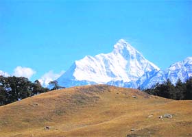 A view of the splendid Nanda Devi