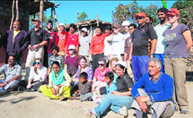 A group photo of students.