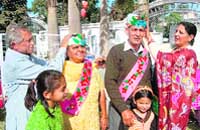Grandparents are crowned at Cherry Fields in Dehradun
