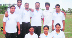 Archers who won medals in Yangon.