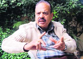 Shyam Sharma, former mechanical engineer of the Public Works Department