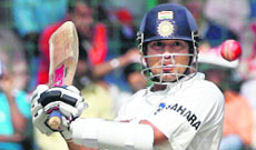 Sachin Tendulkar braved fever to hit a scintillating 122