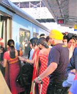 Actually the Railway authorities have a quota of 84 seats for the passengers boarding it from Jalandhar railway station. Surprisingly all of them have been provided, for several months, reserved seats only in single coach C 11 in train number 2014.