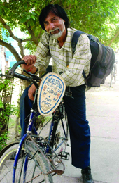 Ram Chandra Biswas was in Bathinda on Tuesday.