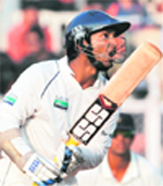 Kumar Sangakkara in action