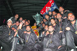 The victorious Punjab Police team