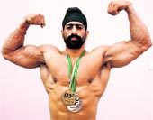 Patiala�s Sukhneet Singh. Tribune photo: Rajesh Sachar