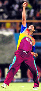 West Indies� fast bowler Ravi Rampaul