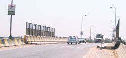 The Sirhind railway overbridge. 