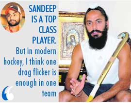 Indian hockey team�s current captain Rajpal Singh at his Mohali home on Tuesday. 