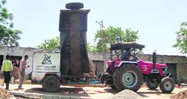 This machine produces organic manure at a much faster rate.