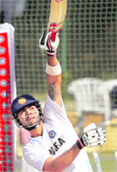 Aiming higher: Virat Kohli practicing in Jaipur 