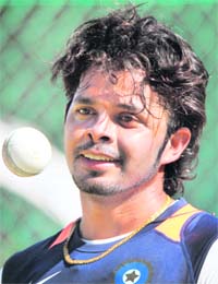 UNLUCKY: S Sreesanth