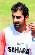 Gautam Gambhir (pic) or Virat Kohli should make way for an extra bowler in the side.